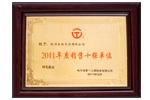 2011銷售十強單位